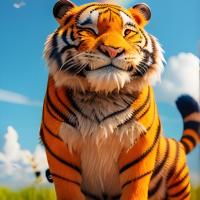 梦境中的危机：老虎进家咬伤人